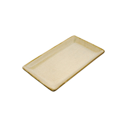 Reactangular Platter Small, Moon White - Warp