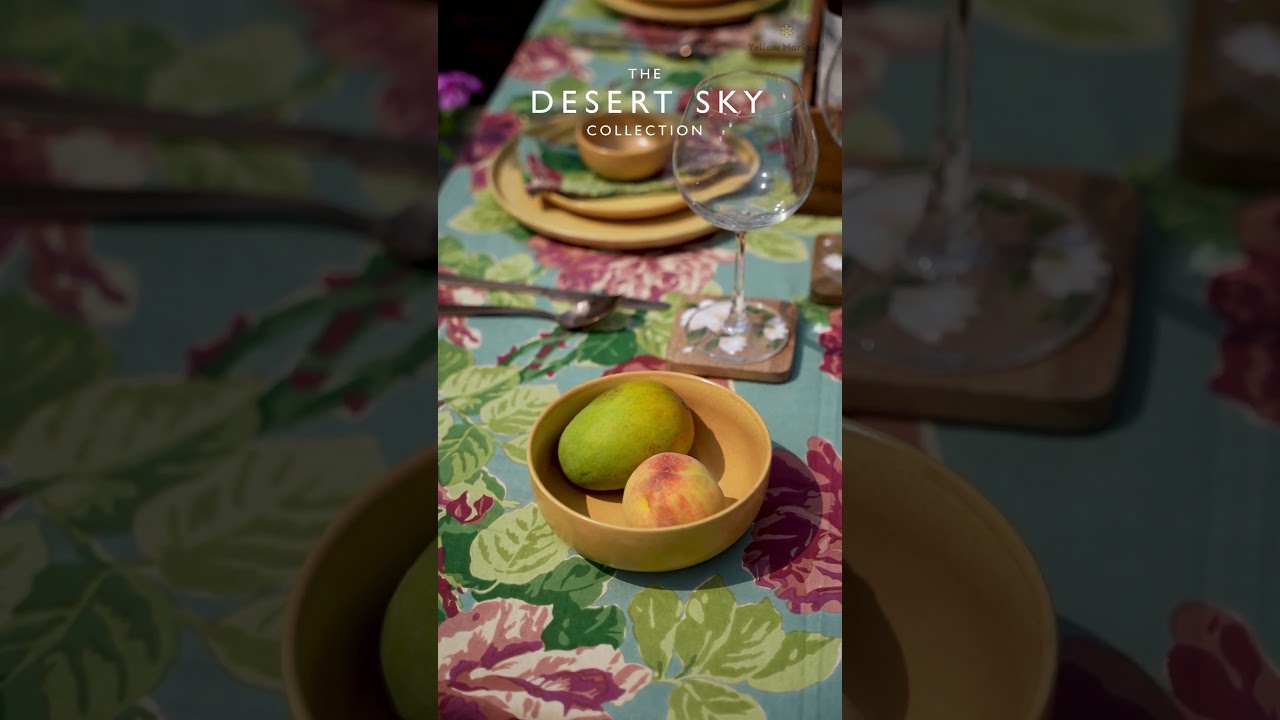 Load video: The Desert Sky Collection - Yellow Marigold