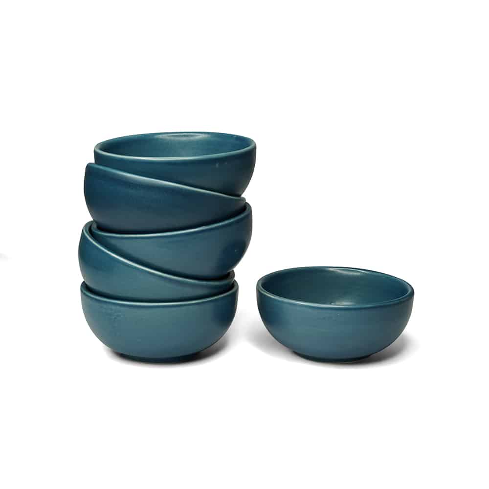 Small Bowl/Katori - Mediterranean Blue - Basics (Set of 6)